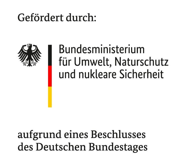 Logo gefördert durch Bundesministerium für Umwelt, Naturschutz und nukleare Sicherheit